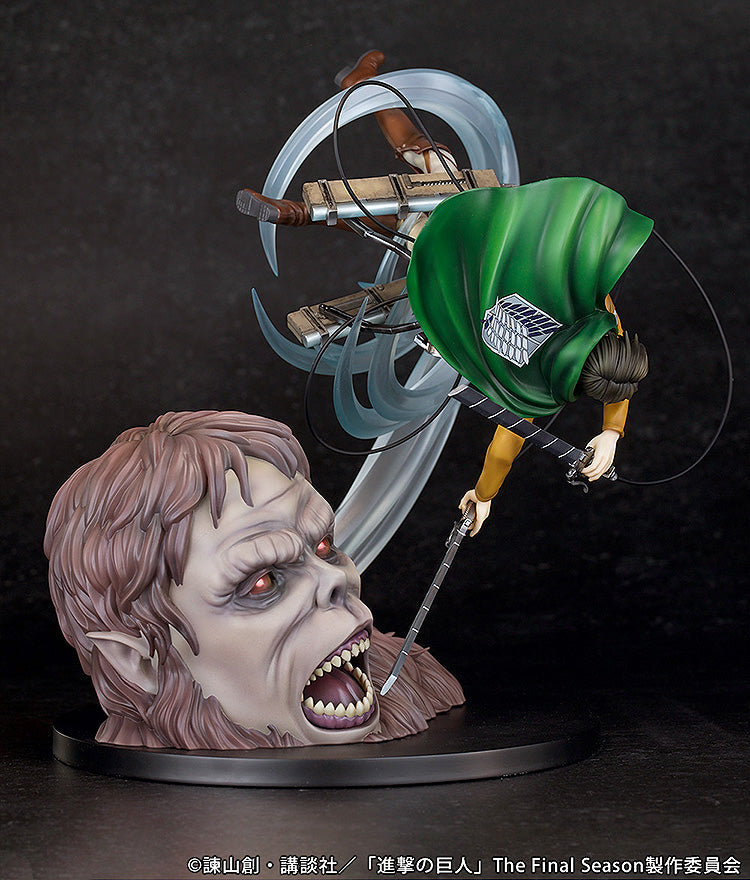 Attack on Titan - Scale Figure Levi vs Beast Titan ver.
