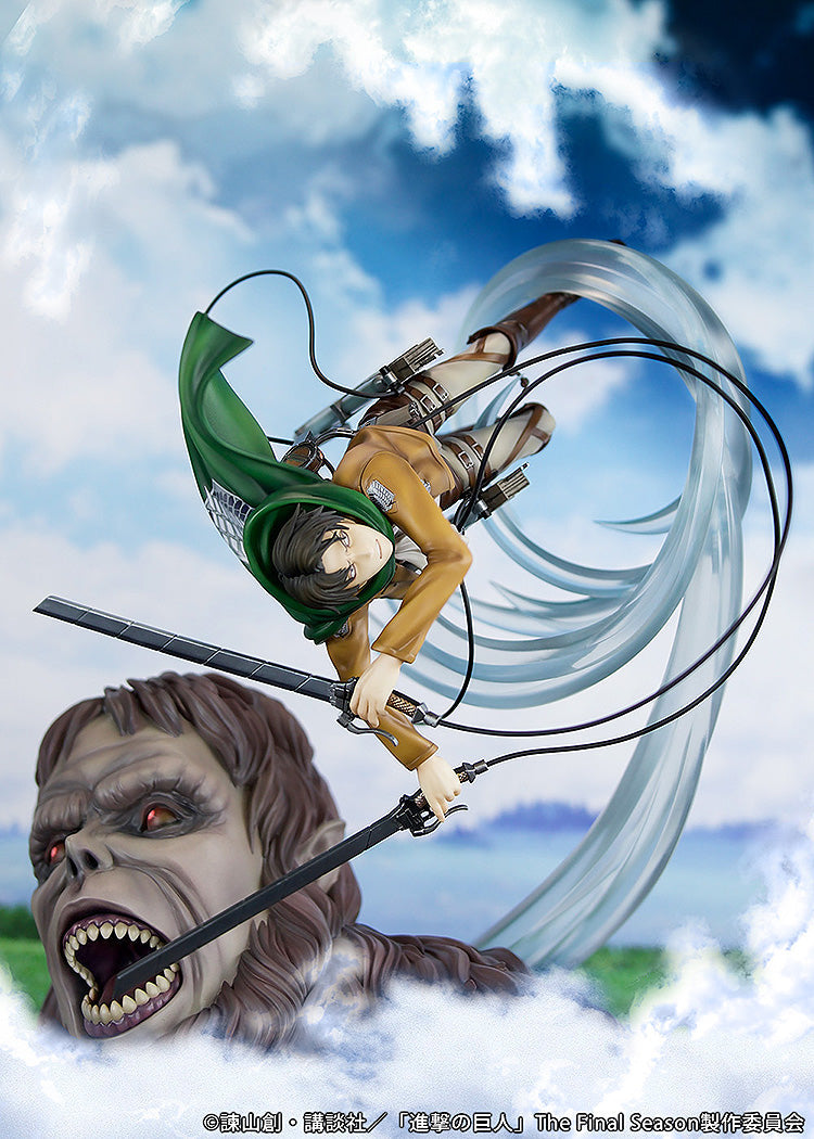 Attack on Titan - Scale Figure Levi vs Beast Titan ver.