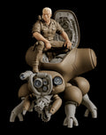 Ghost in the Shell (Manga Edition) - PLAMAX minimum factory MF-95 Batou with Fuchikoma Model Kit