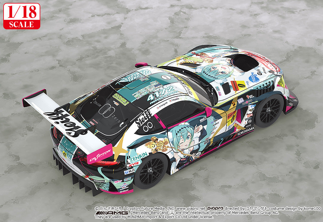 Good Smile Racing - 1/18th Scale Good Smile Hatsune Miku AMG: 2018 Final Race Ver.