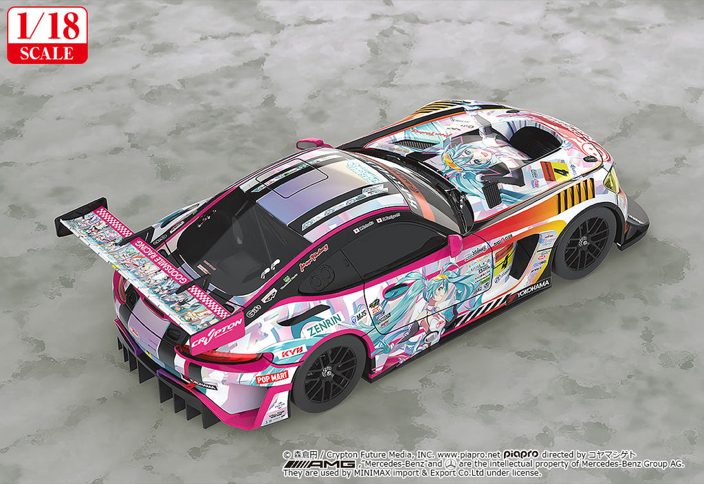 Good Smile Racing - 1/18th Scale Good Smile Hatsune Miku AMG 2021 SUPER GT 100th Race Commemorative Ver.