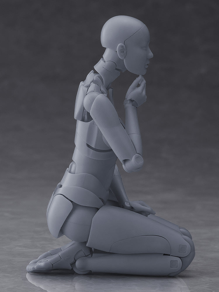 Nishimura Style Drawing Doll Olive Gray/Flesh