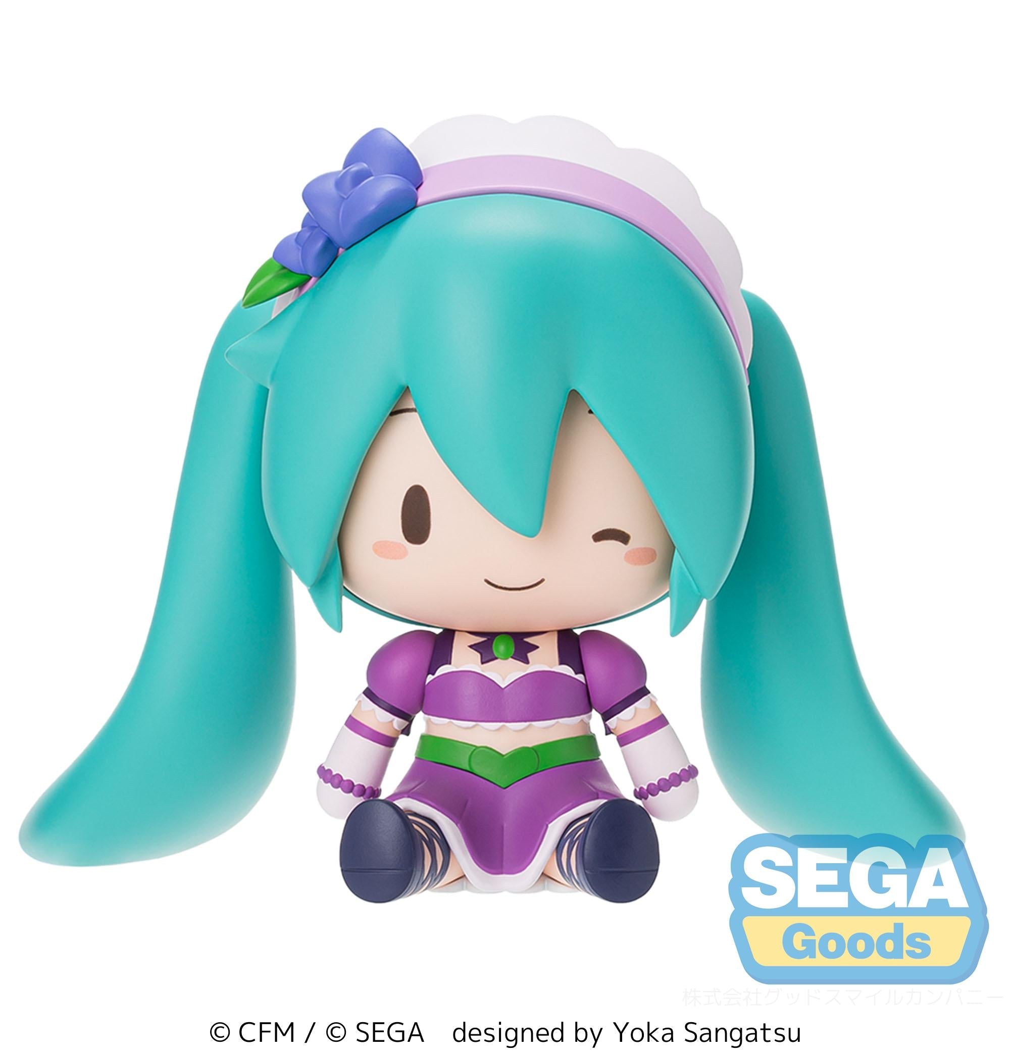 Hatsune Miku - fuwa petit Hatsune Miku x Love and Berry Dress Up and Dance! Chibi Figure Sparkly Purple
