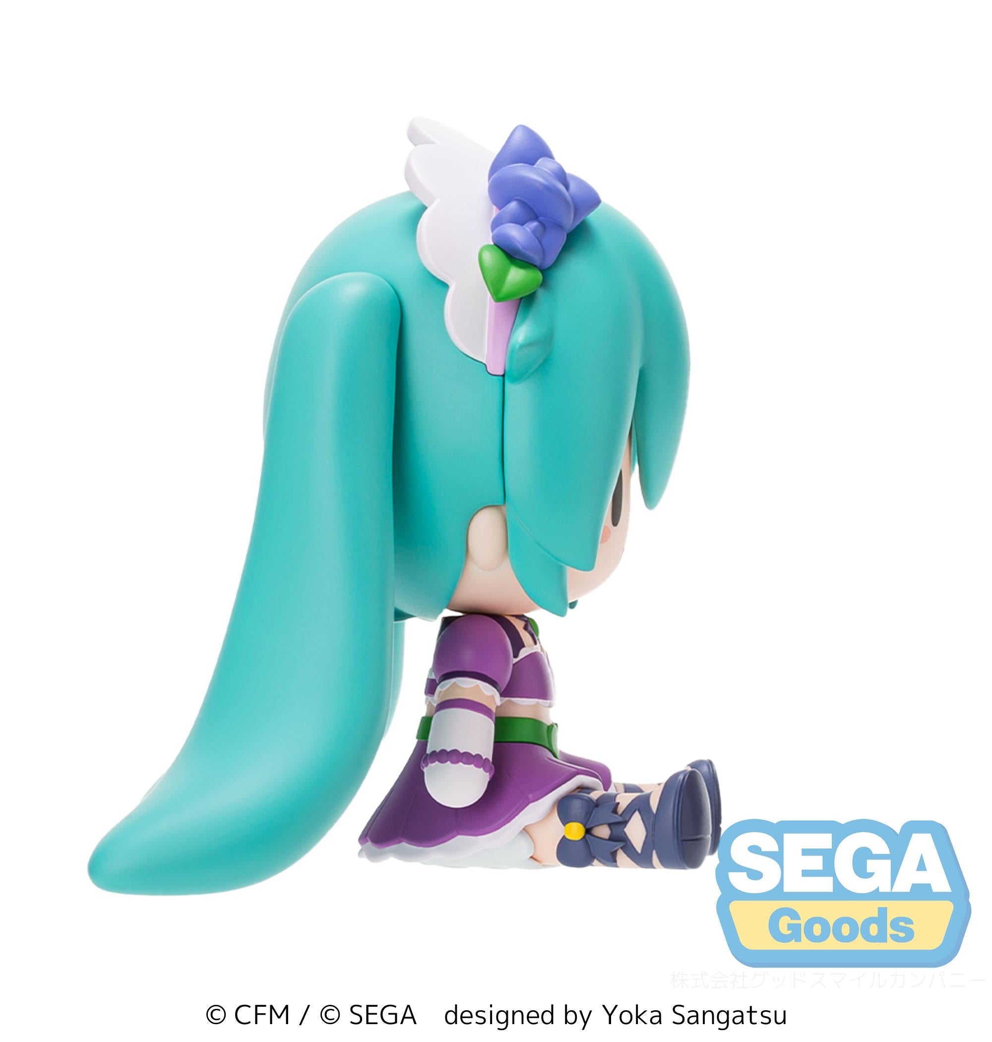 Hatsune Miku - fuwa petit Hatsune Miku x Love and Berry Dress Up and Dance! Chibi Figure Sparkly Purple