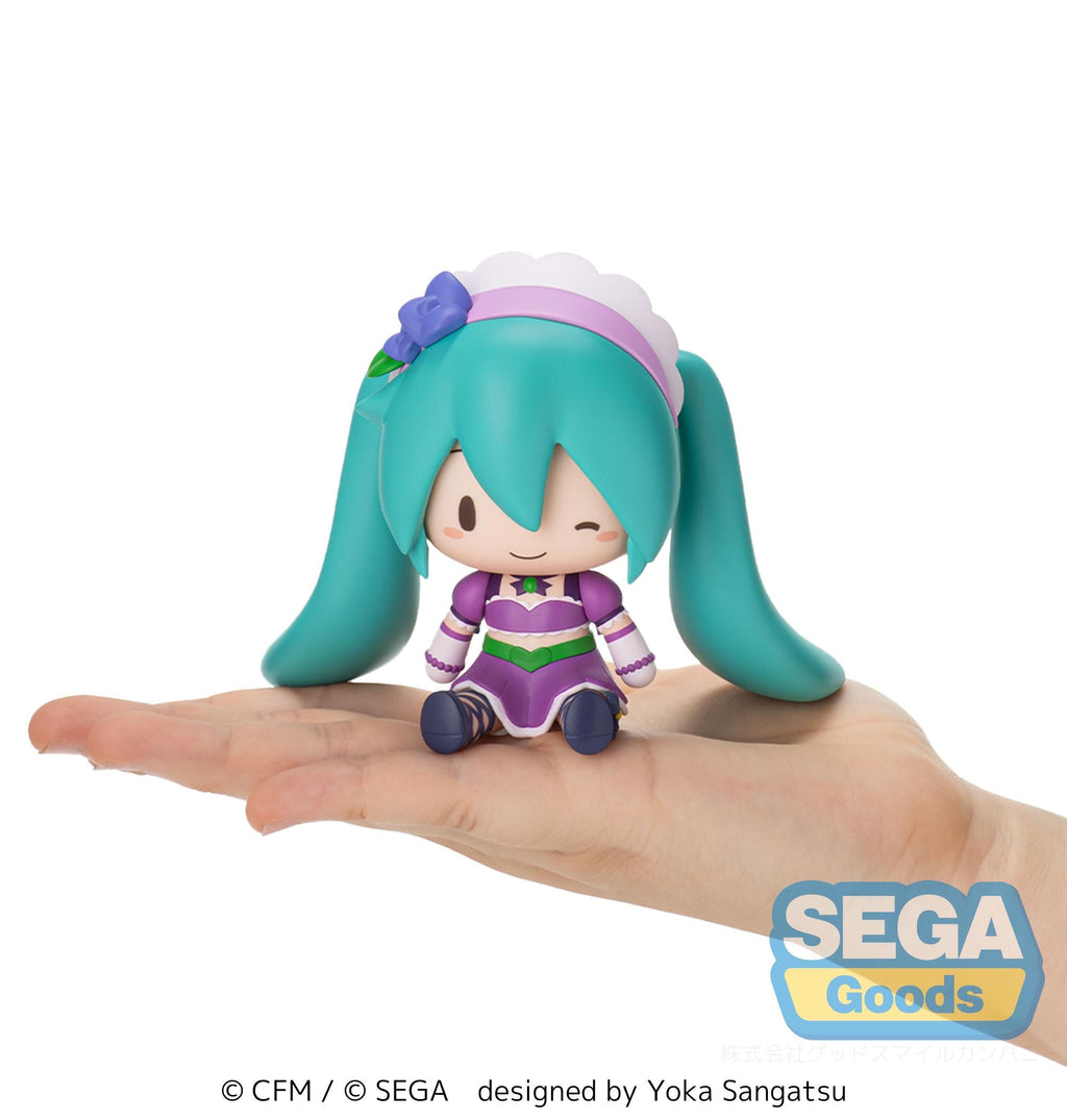 Hatsune Miku - fuwa petit Hatsune Miku x Love and Berry Dress Up and Dance! Chibi Figure Sparkly Purple